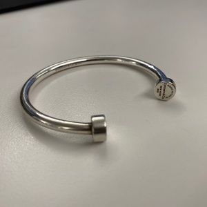 Return to Tiffany narrow circle edge cuff bracelet